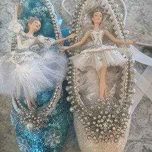 Nutcracker Pointe Shoe: Custom Ballerina Ornament