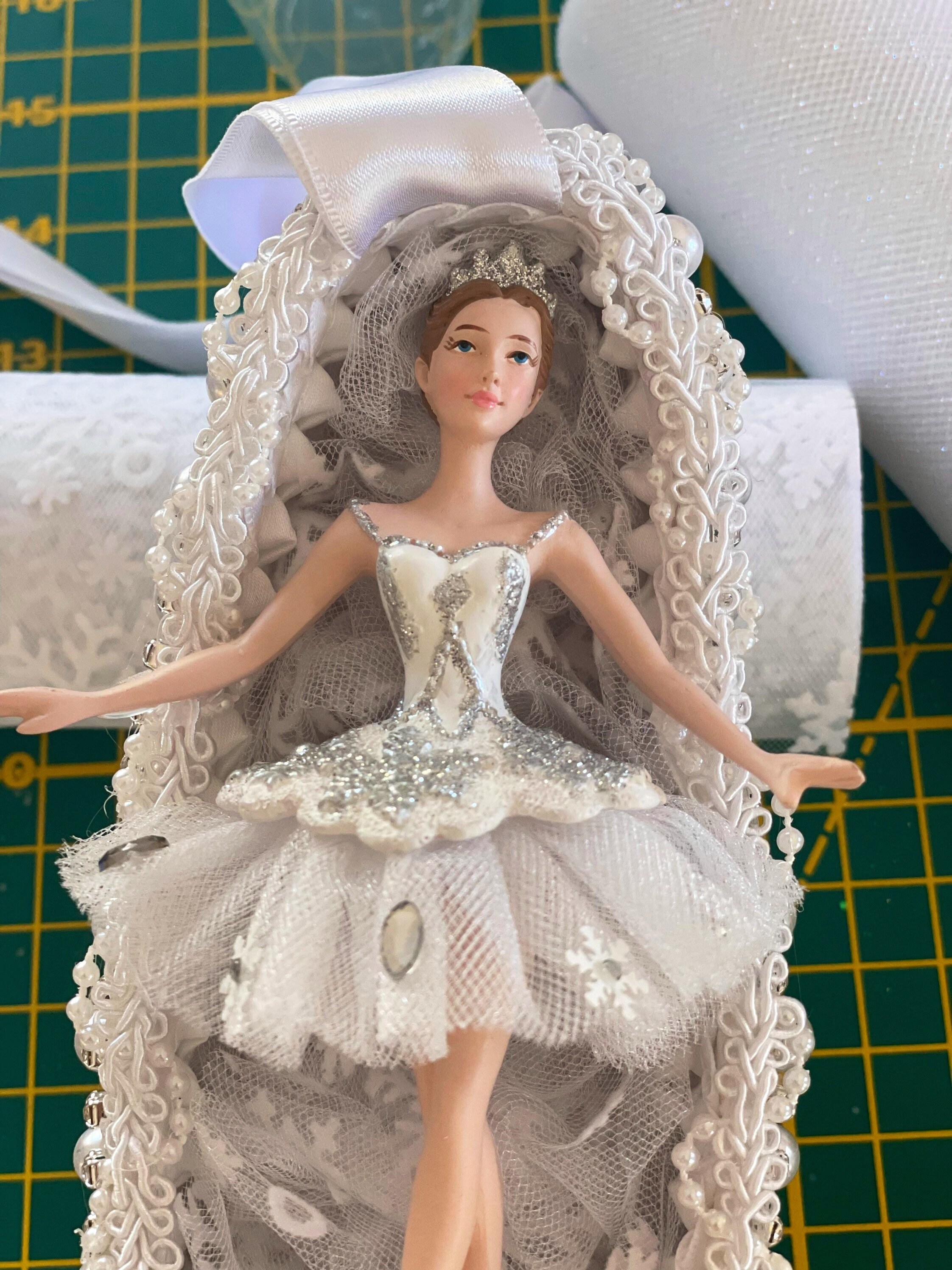 NUTCRACKER SNOW QUEEN Custom Designed and Repurposed Pointe Etsy
