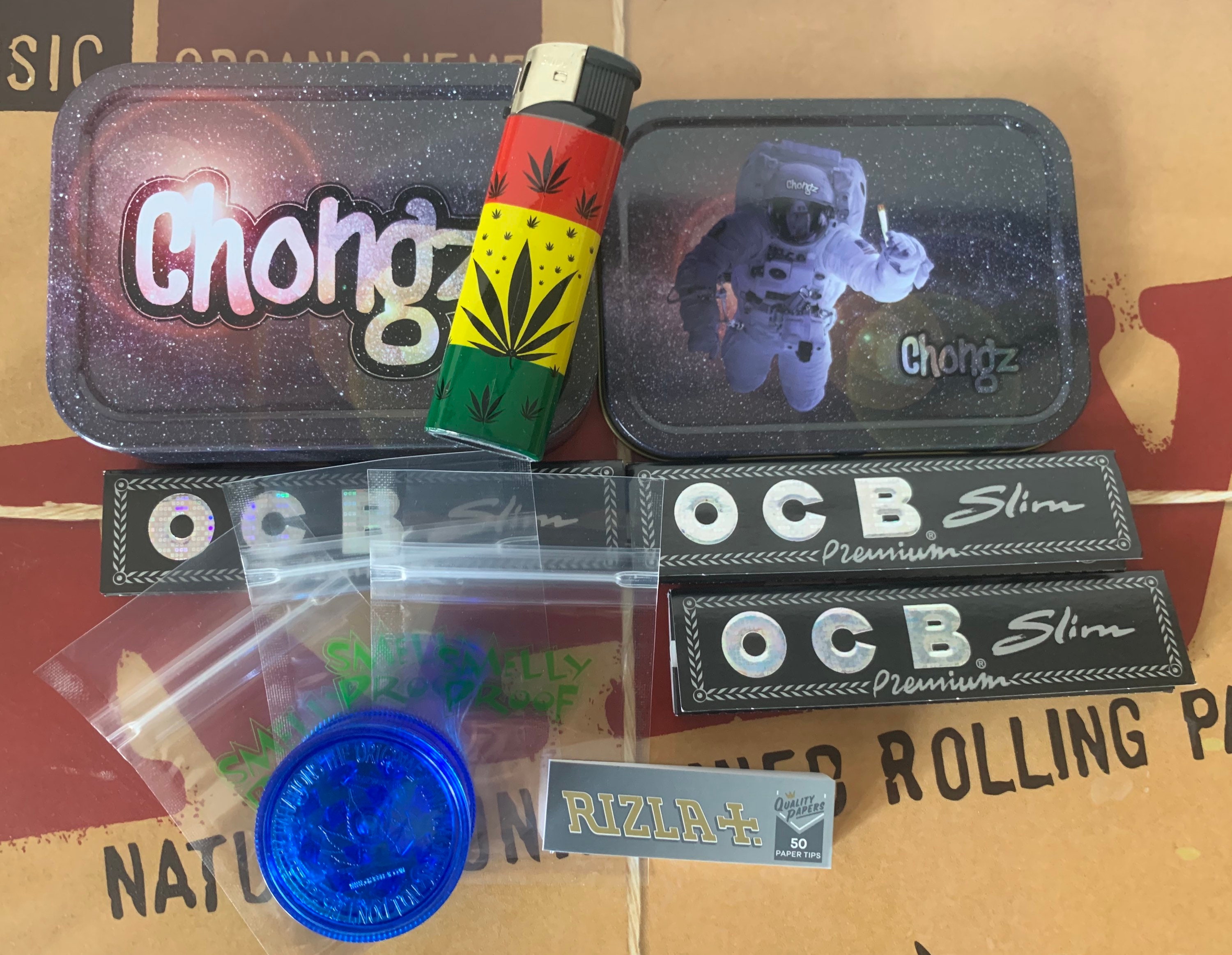 Stoner Gifts Smoking Essentials Tips Papers Set Weed Etsy