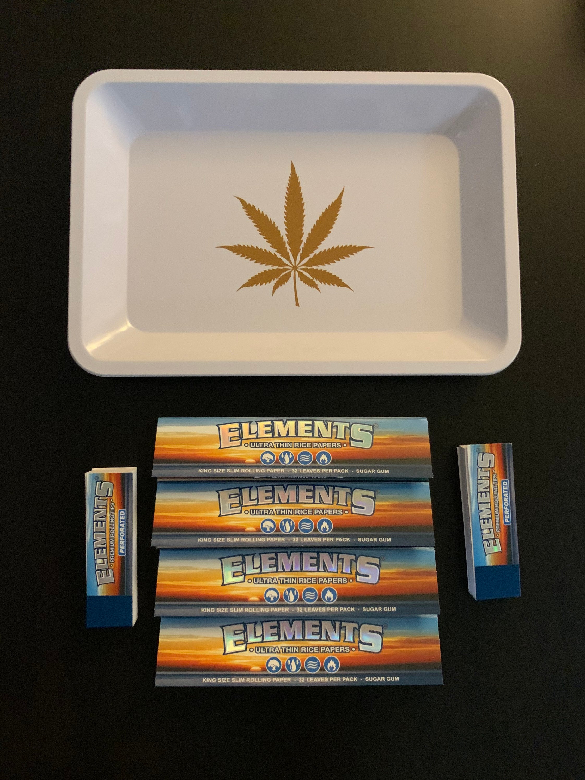 Stoner Gifts Smoking Essentials Rolling Tray Elements Etsy
