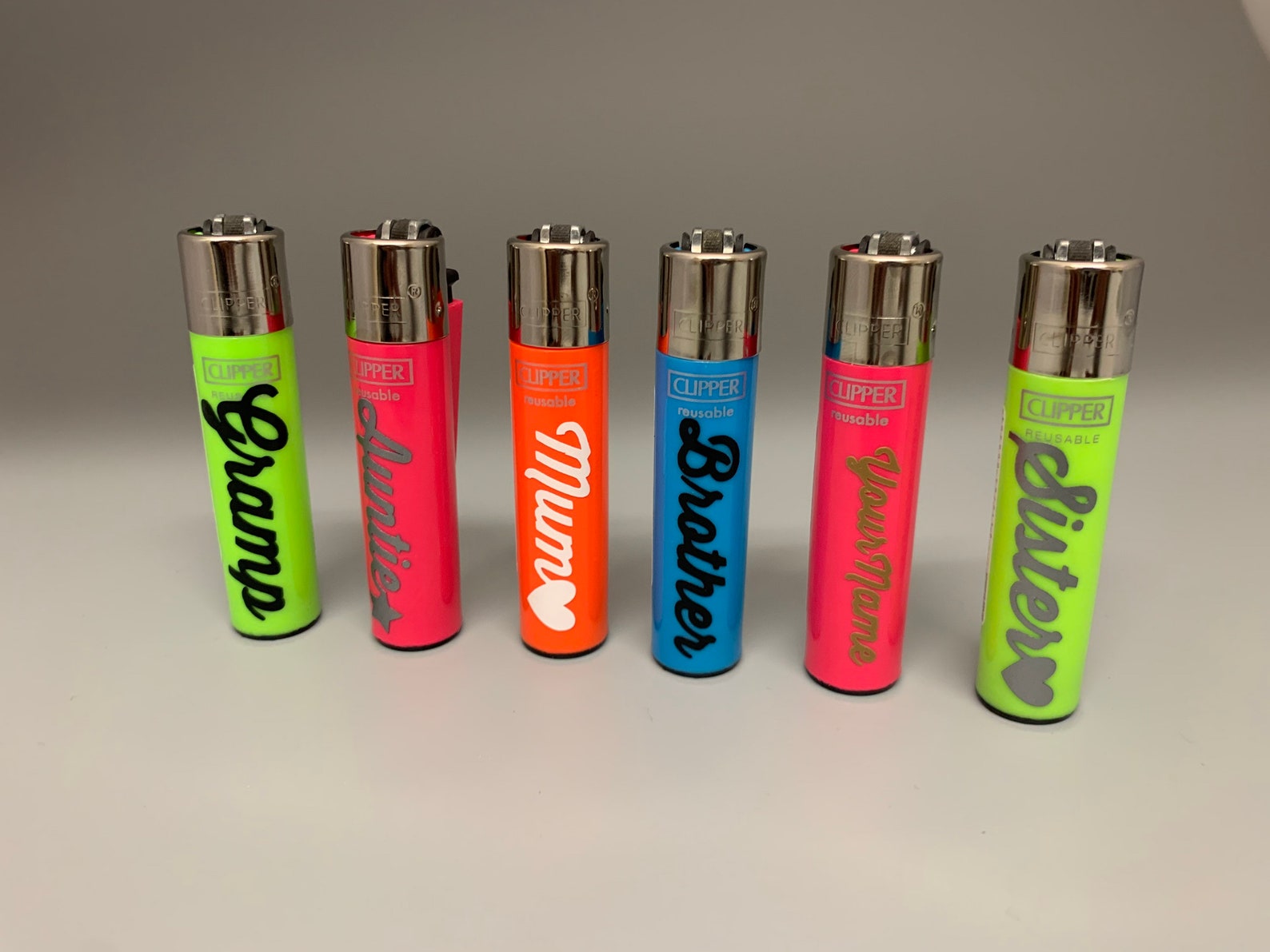 Personalised Lighters Lighter Stickers Name Labels for Etsy