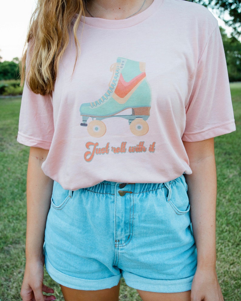 Roller Skate TShirt Etsy