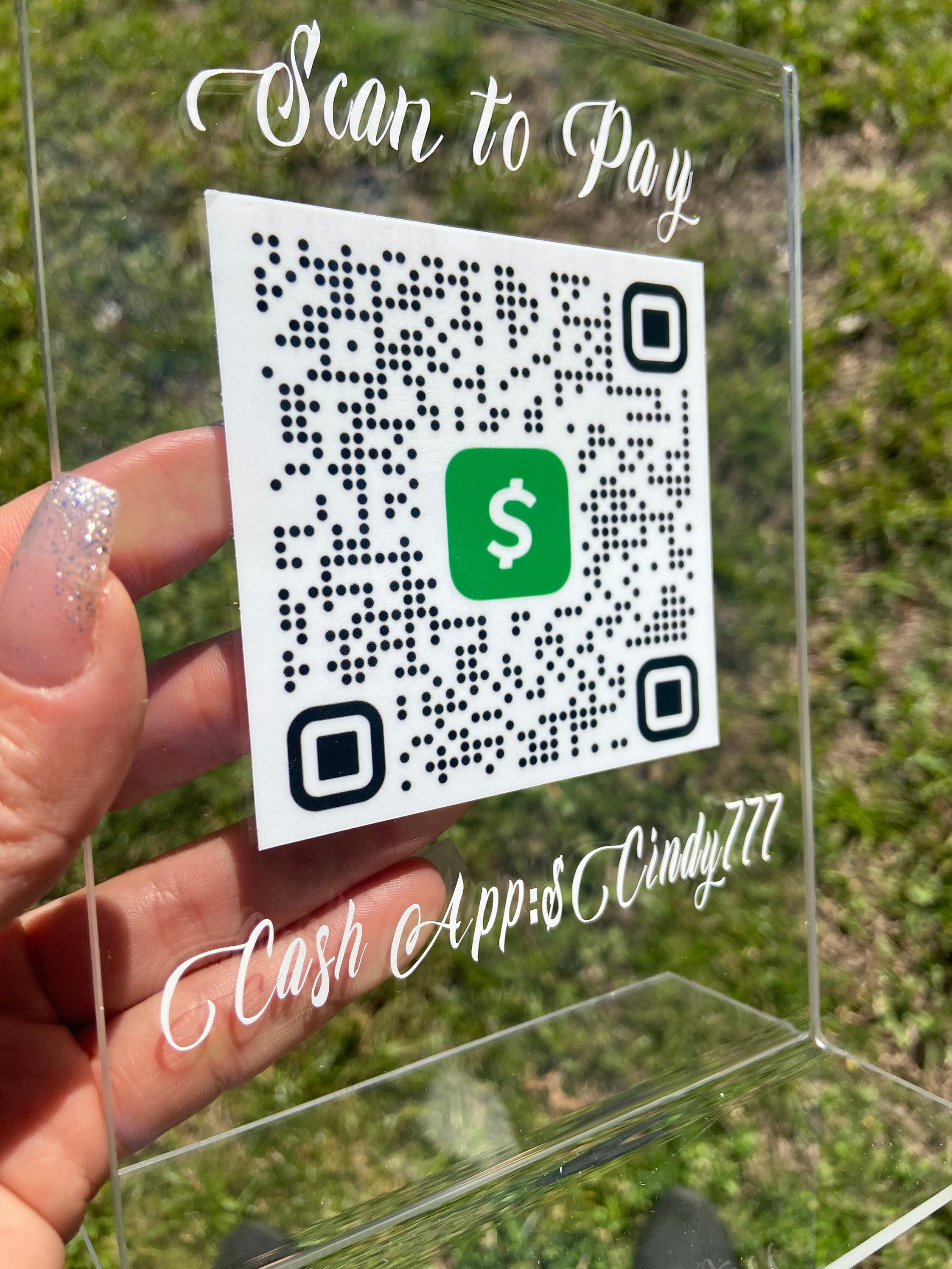 Qr Code Scanner Plaque-Business Social Media Qr Code or Venmo | Etsy