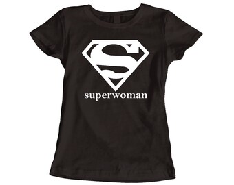 superman t shirt damen bauchfrei