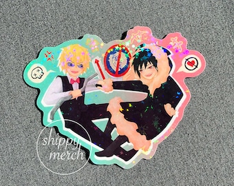 Adesivo olografico stellato Shizaya di grado B