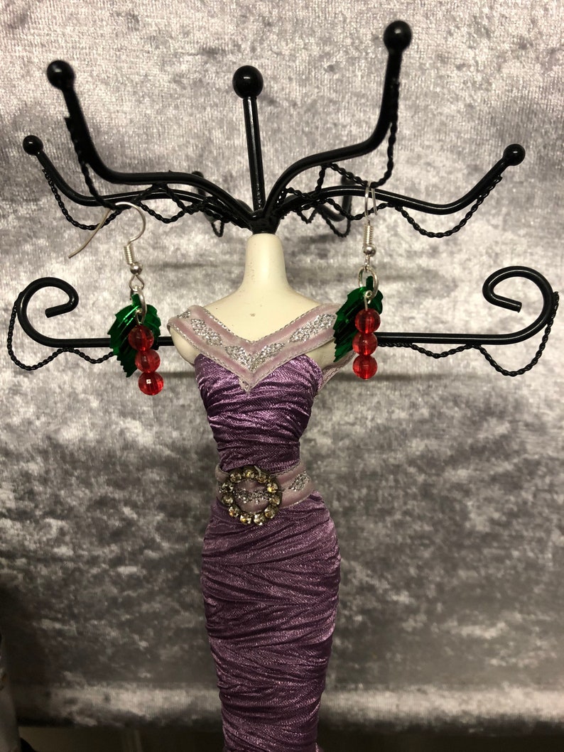Hand crafted Christmas inspired earrings