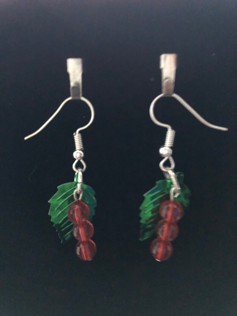 Hand crafted Christmas inspired earrings