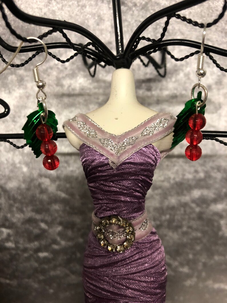 Hand crafted Christmas inspired earrings
