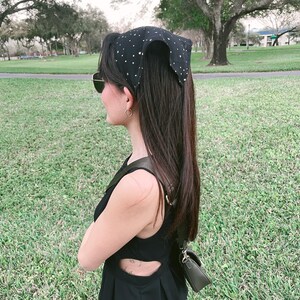 Satin Hair Bandana, Silky Headscarf, Hair Protection, Stylish Bandana for All Hair Types, Soft Satin Scarf