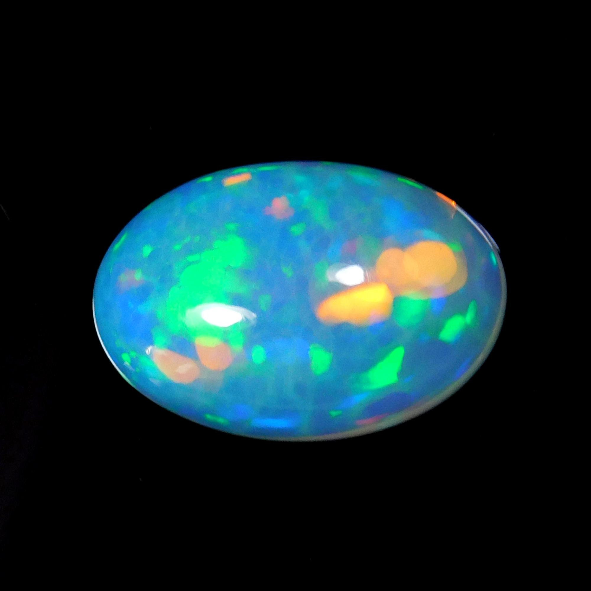 Natural Fire Opal Cabochon Fire Opal Gemstone Ethiopian | Etsy