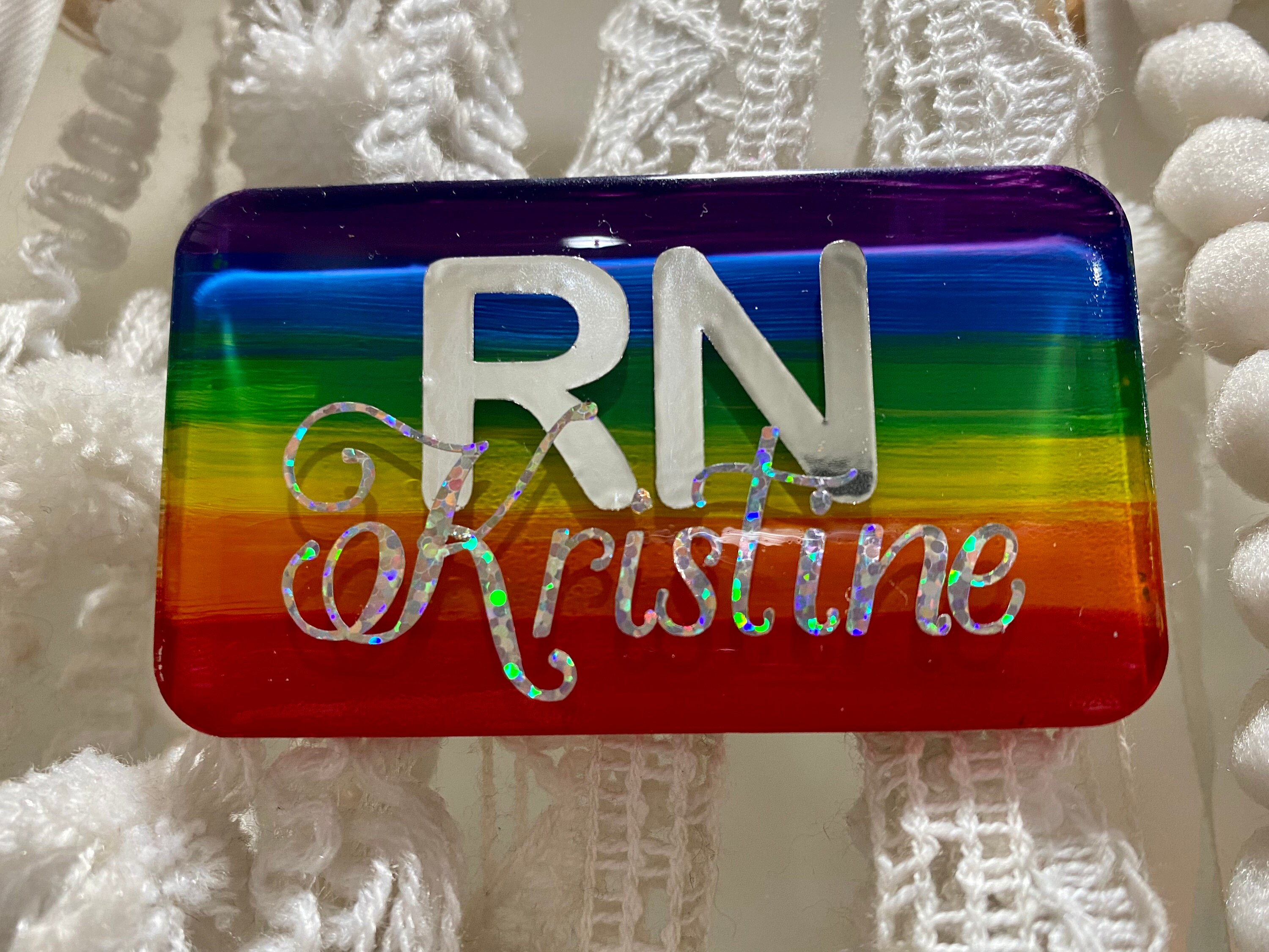 Personalized Name Badge Etsy