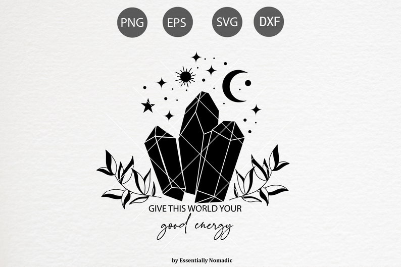 Download Clip Art Mystical Crystal Svg Boho Clipart Png Magic Clipart Design For Women S Tshirt Celestial Gem Svg Cut File Magic Crystal Witchy Svg Download Art Collectibles