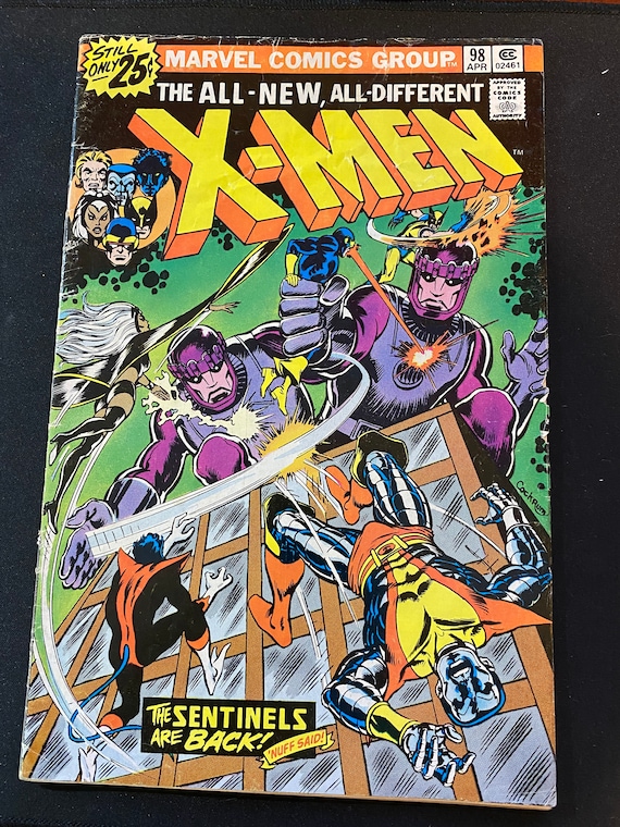 X-men #98 (1976 Bronze Age) | the Sentinel Threat Emerges