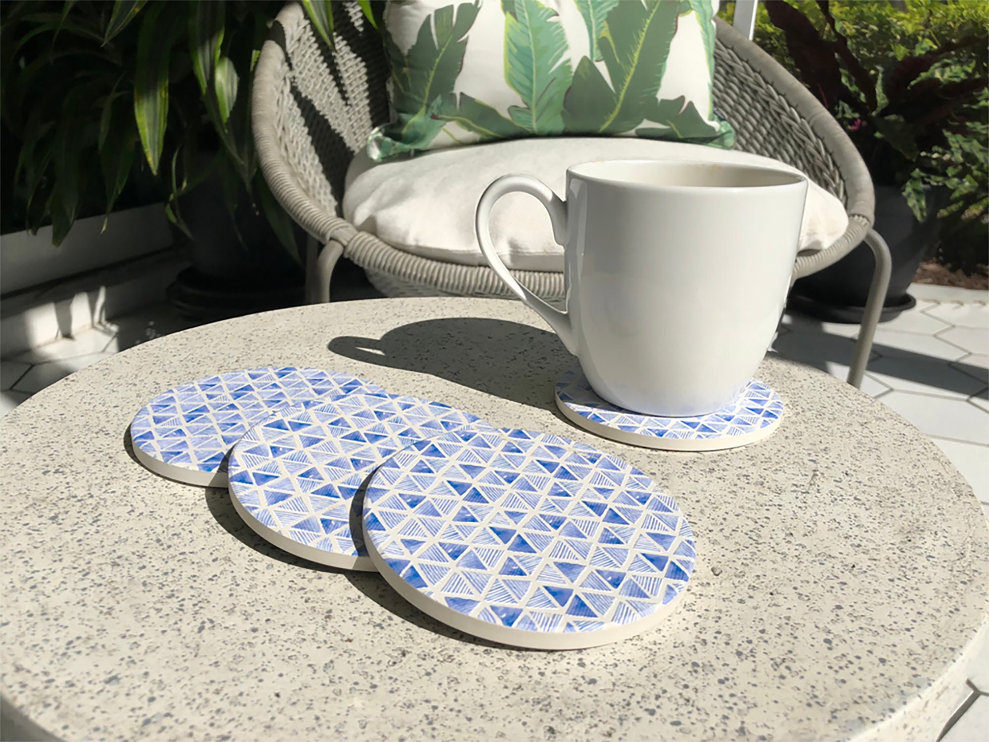 Coasters for Wooden Table Ceramic Drink Absorbent Coaster Etsy