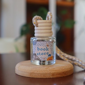 Bookstore Car Freshie | Air Freshener | Car Diffuser | Hanging Diffuser | Car Accessories | Gifts For Book Lovers