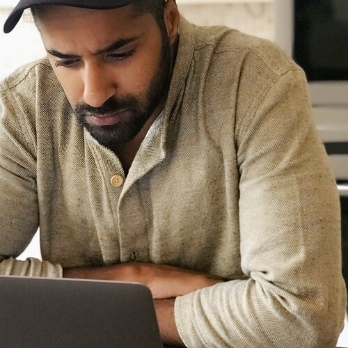 Organic Cotton Beach Shirts | AT HOME / DAWN | Hand Made Towelling Beach Shirt