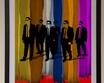 PRINT IMAGE PHOTO PW0 RESERVOIR DOGS POSTER Let/'s Go to Work RARE NEW 24X36