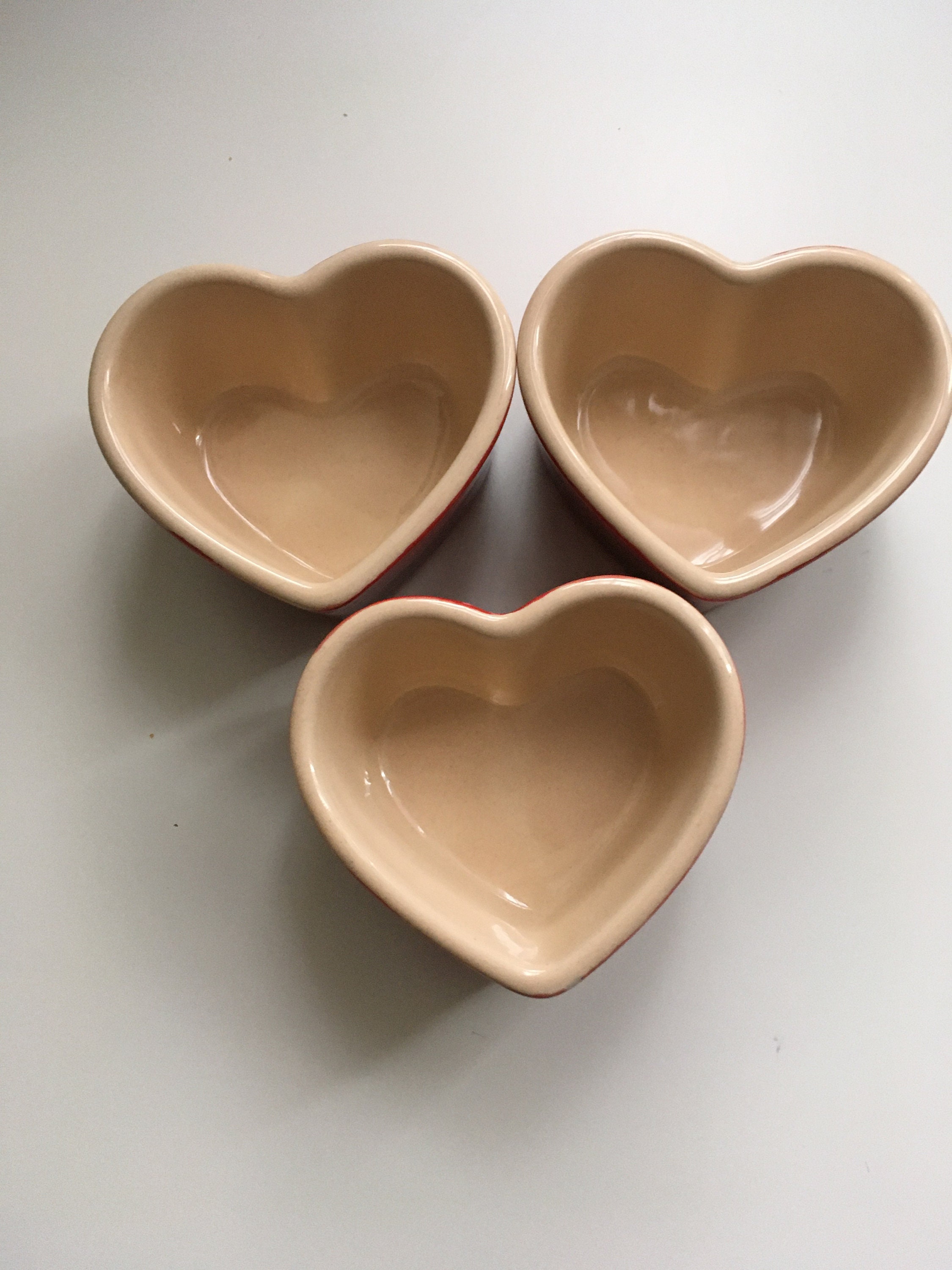 Ramekins en forme de cœur Bols à trempette Petit plat Etsy