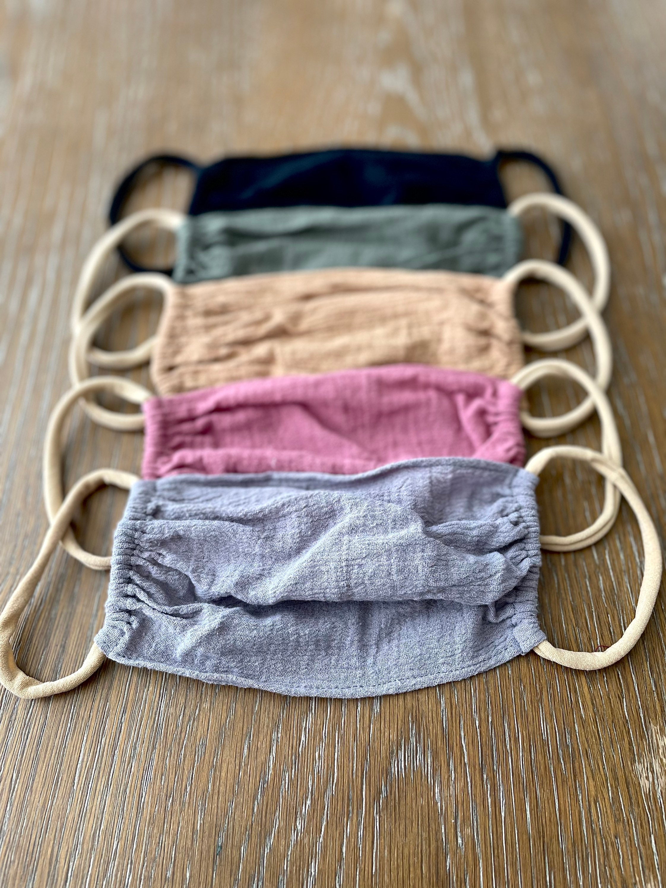 Cheesecloth/gauze mask face covering. Breathable masks