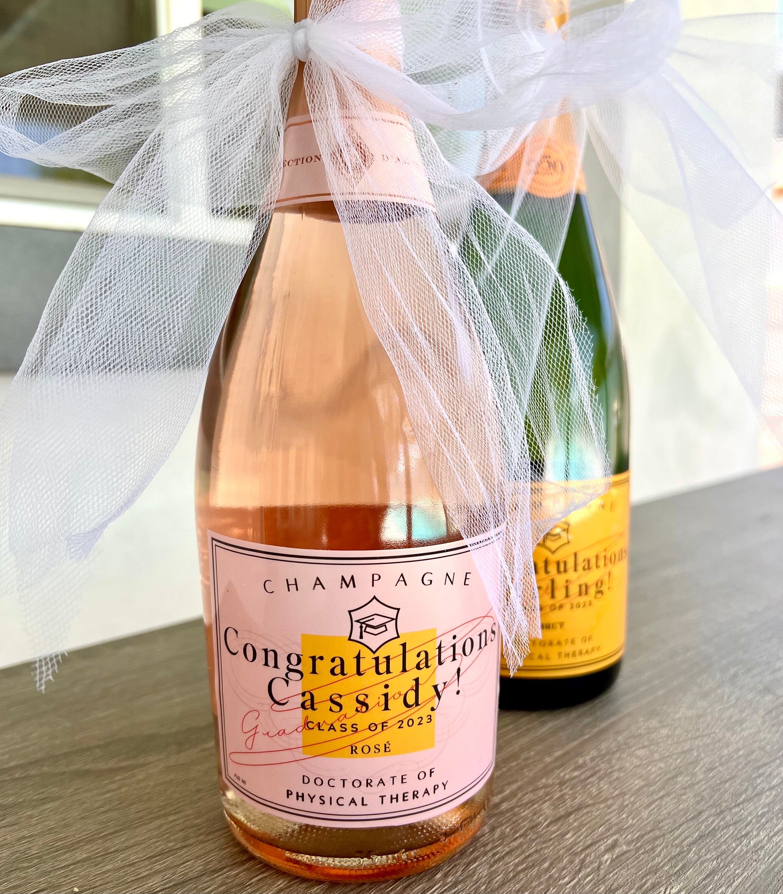 Personalised Champagne Bottle Label – Custom Birthday Gift For Any Occasion (Made In UK, Unbranded)
