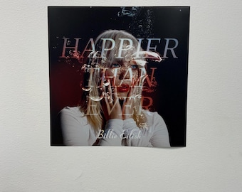 Póster de Billie Eilish / Más feliz que nunca