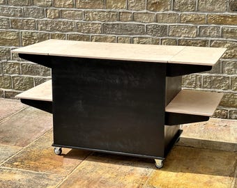 Carrito móvil para café, comida y bebidas: fabricado con precisión, duradero y listo para eventos.