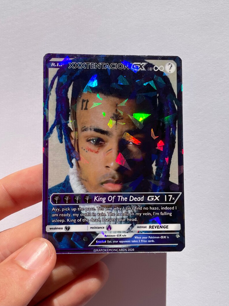 XXXTentacion Limited Pokémon Card | Etsy