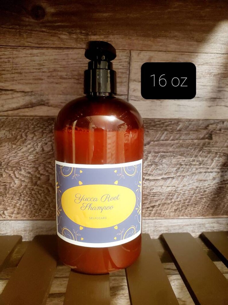 Yucca Shampoo 8 Oz Bottle Sulfate Free Yucca Root Shampoo Etsy