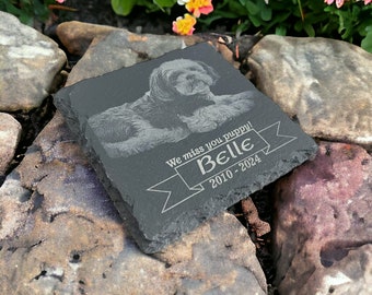 Personalized dog memorial plaque Custom dog memorial plaque Engraved dog memorial Pet loss memorial plaque Dog memorial marker.