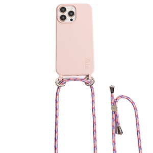 Pink-Blue and Practical Phone Charm | Phone Lanyard | iPhone & Samsung Accessories | Crossbody Phone Case | Protective Case | iPhone 15