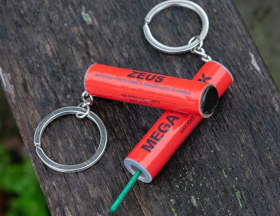 Firecracker Keychain Petard, Zeus, Smoke Flare, La Bomba, Cobra 6 Firecracker Keychain Petard, Zeus, Smoke Flare, La Bomba, Cobra 6