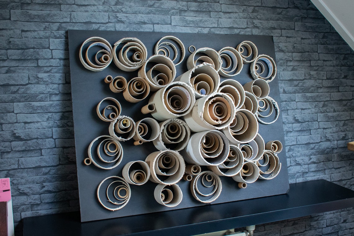 Handmade home accessories displayed in a cozy living room setting.