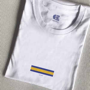 Leeds United Stripe T Shirt