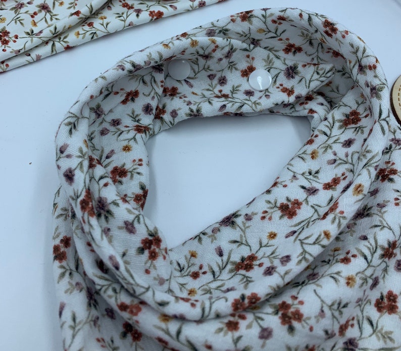 Musselintowel neck scarf triangular scarf children and babies spring meadow