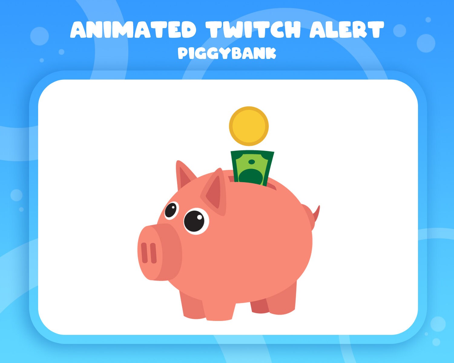 Piggybank Animated Twitch Alert Donate Gif Etsy Uk