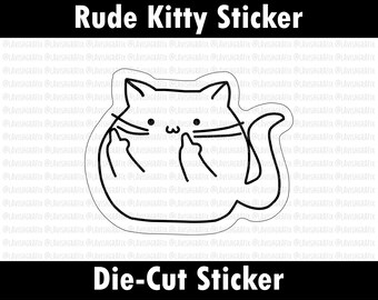 Cat Flipping Bird - Etsy