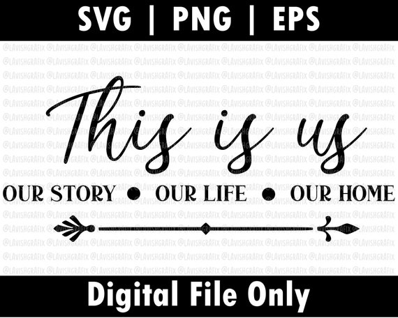 This is Us Digital Download Cutting File Family Quotes - Etsy