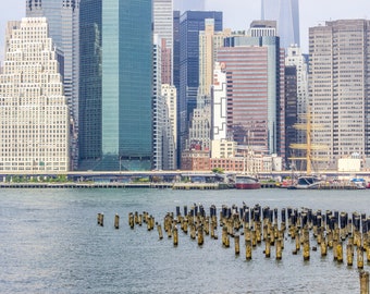 Manhattan Skyline Photo Art Print | Across the East River | Nyc Wall Art | Fine Art Photography | Architecture | Nyc Photography | Nyc Decor