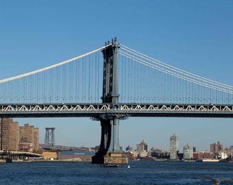 Manhattan Bridge Photo Print | New York City | New York City Art Print | Nyc Photo Print | Nyc Wall Art | Fine Art Photo