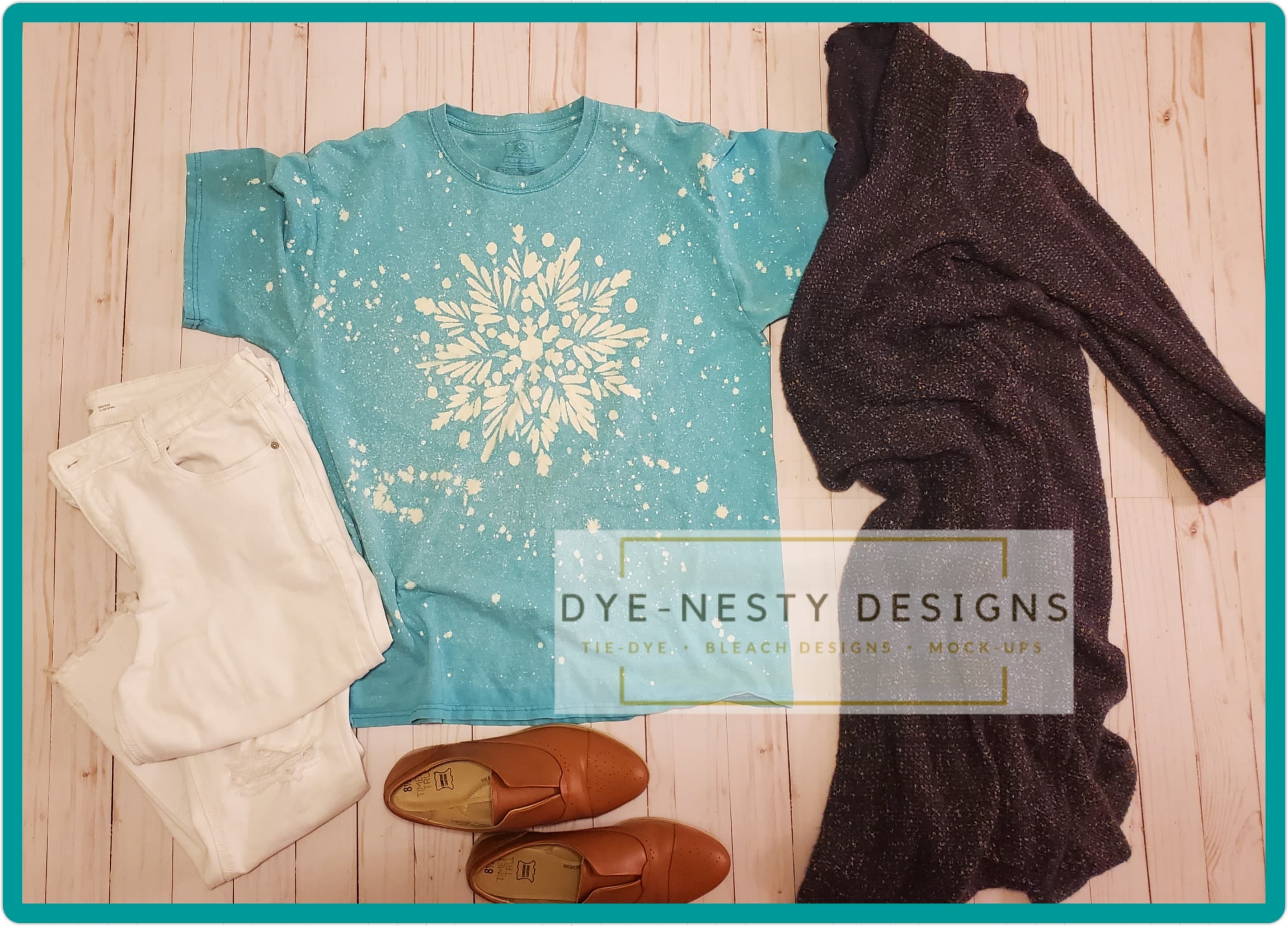 Download Bleach T-Shirt Mock Up Unisex T-Shirt Gildan Soft Style | Etsy