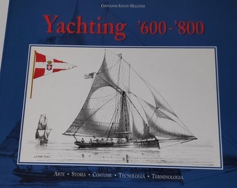 YACHTING COLLECTOR'S BOOK 600 800 vintage prints Christmas birthday anniversary gift for sea lovers, yacht design