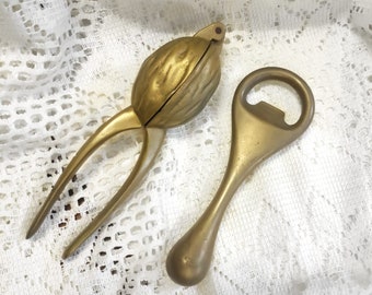 SCHIACCIANO OTTONE OTTONE APRIBOTTIGLIE vintage made in italy gift table set for home uncorks design ancient gift for single man