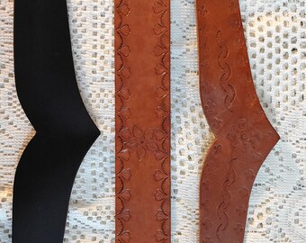 BELT VINTAGE LEATHER vintage original boho belt leather hippy 70s cowboy cowgirl fashion style tribal gift for christmas