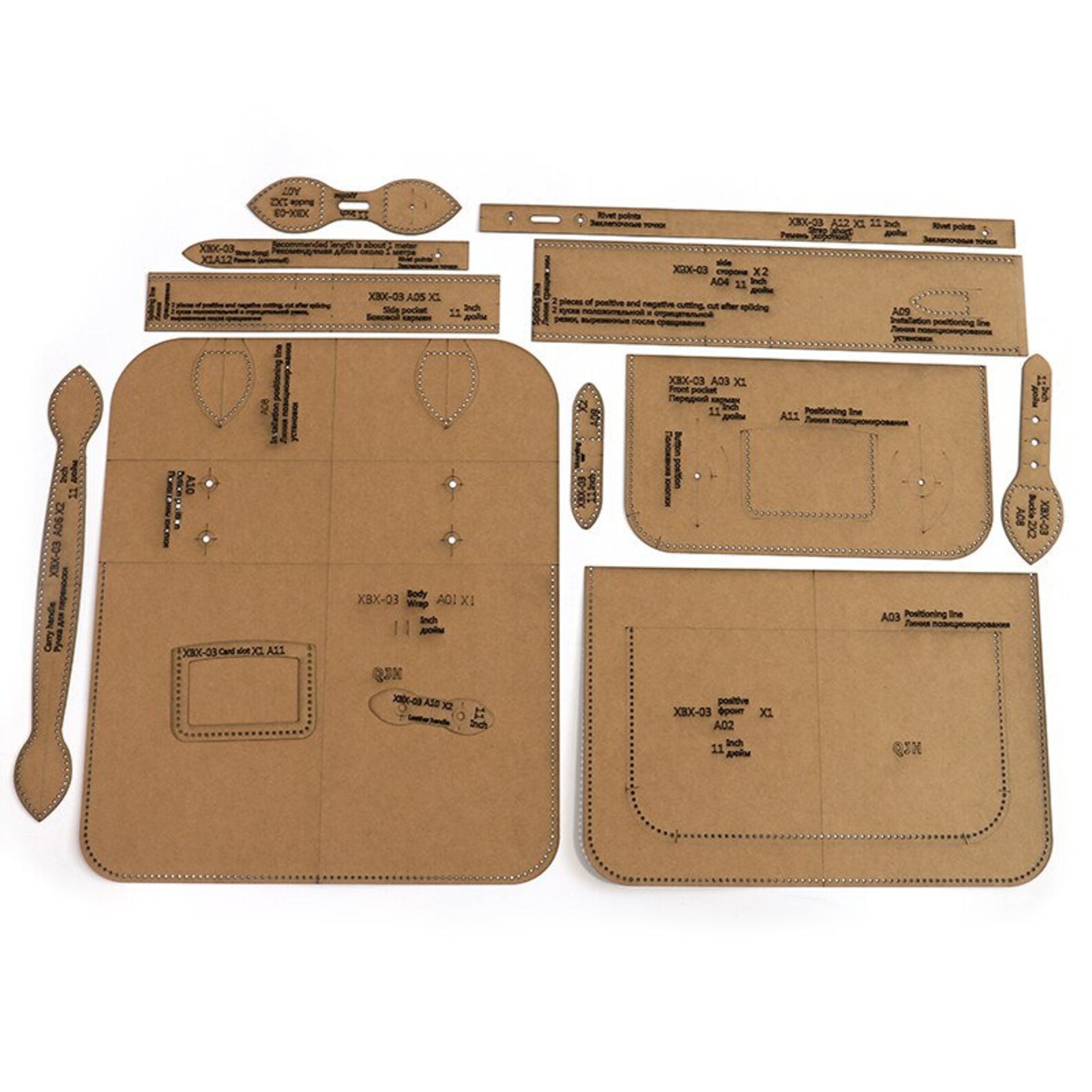 Diy handmade leather tool messenger bag document bag pattern Etsy