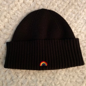 rainbow beanie