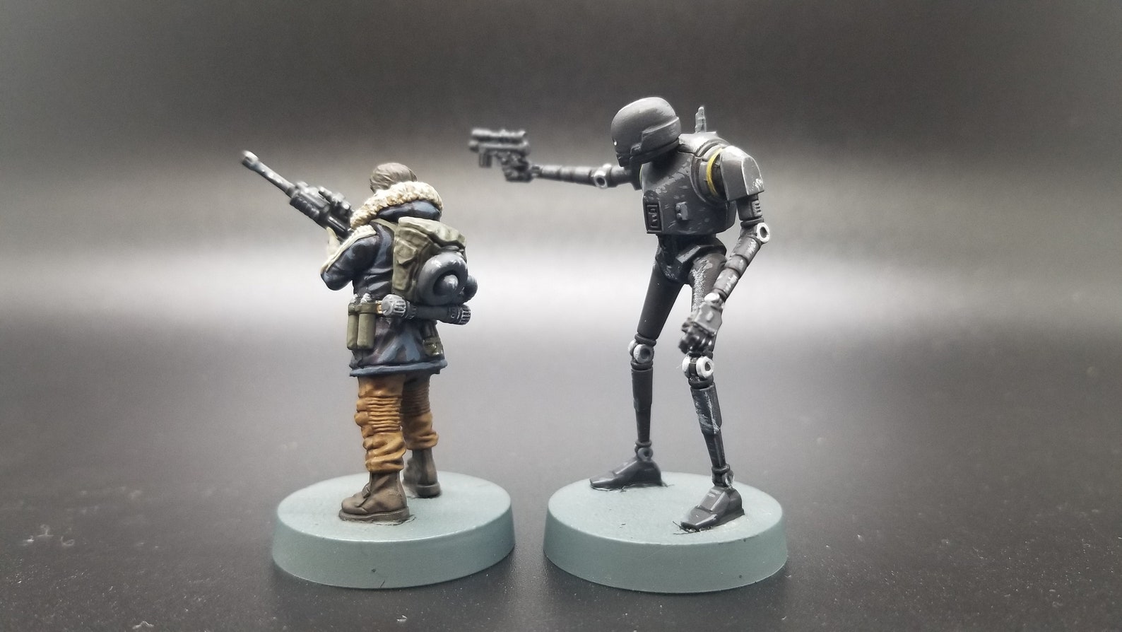 Cassian Andor et K2SO entièrement peint Star Wars Legion Etsy France