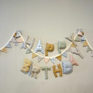 Beginner friendly sewing pattern | Happy birthday banner sewing pattern | Handmade birthday banner | Easy sewing pattern