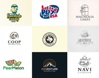 Custom Logo Designs Business Branding By Naazdesignhouse On Etsy
