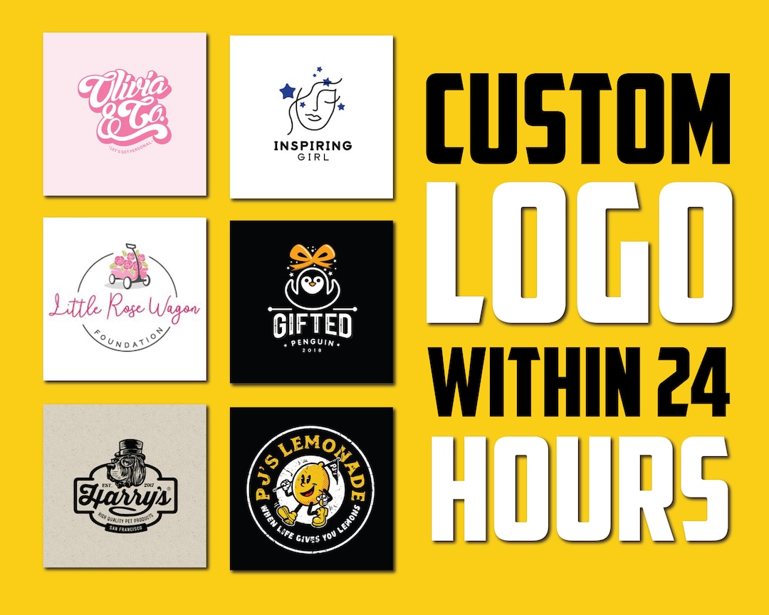 Custom Logo Design for Business, Business Logo Design, Professional ...
