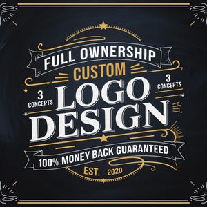 I will Create Custom logo design, business logo, logo design, custom logo for your business, professional logo design
